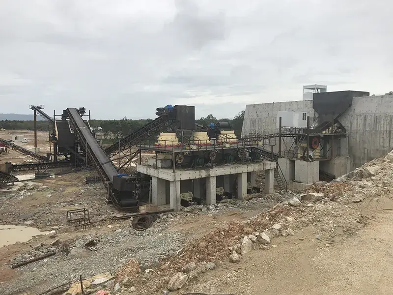 450 TPH Granite Crushing Project in Cambodia