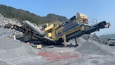 Mobile Crushing Plant Project in Qingyuan, Guangdong