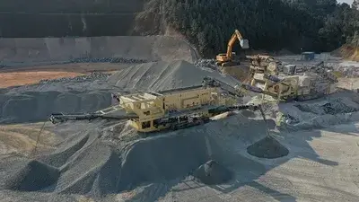 Mobile Crushing Plant Project in Hezhou, Guangxi (300 tons per hour)