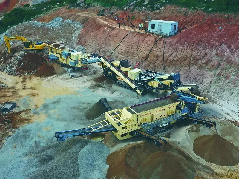 Mobile Crushing Plant Project in Fujian