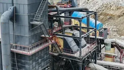 Vibrating Screen used in Sand Making Plant Project in Fujian