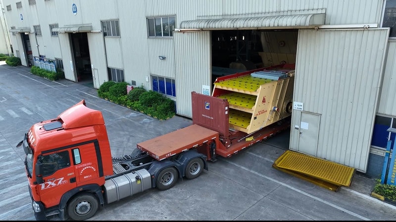 Leimeng vibrating screen for aggregate classification in Tanzania crushing plant